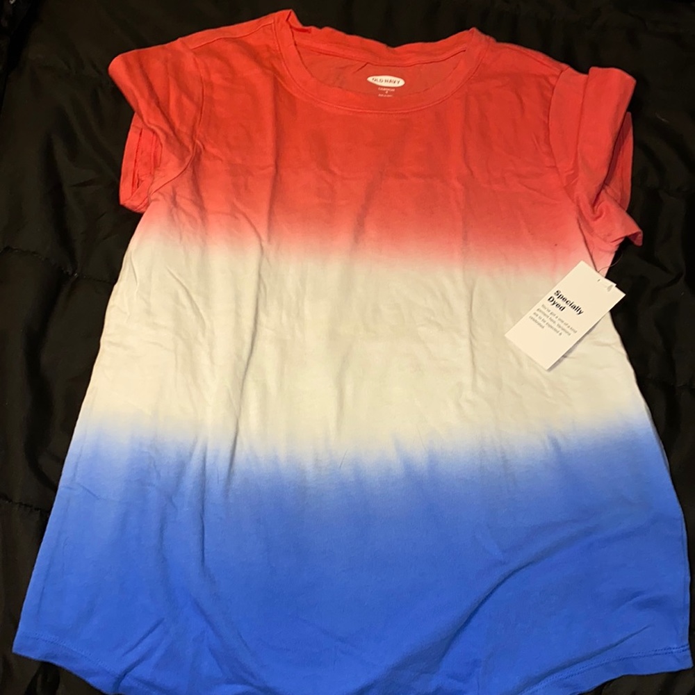 Red white and blue shirt